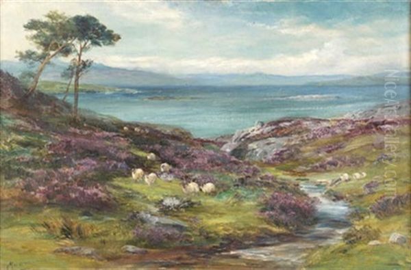 Heather And Sea, Kyle Of Lochalsh by John MacWhirter