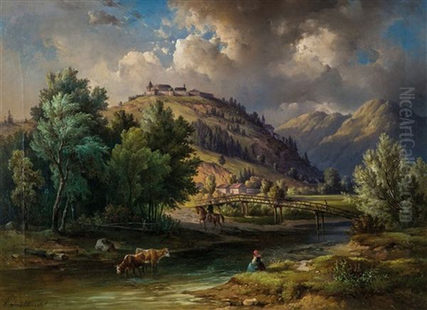 Aufziehendes Gewitter In Der Steiermark by Edmund Mahlknecht