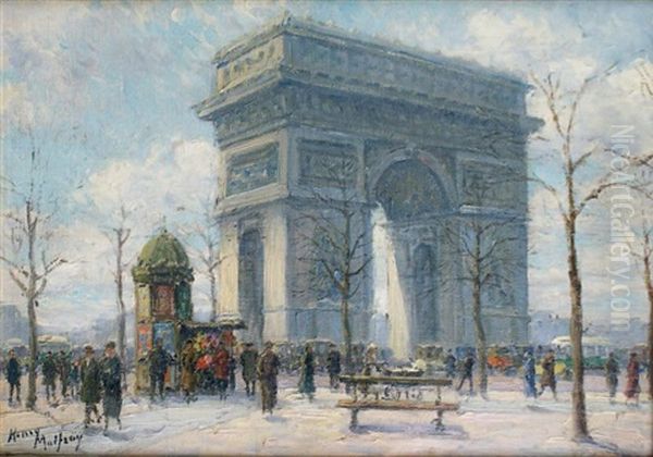 Paris, L'arc De Triomphe by Henri Malfroy-Savigny