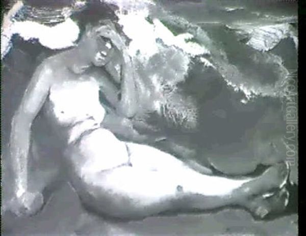 Reclining Nude by Filip Malyavin