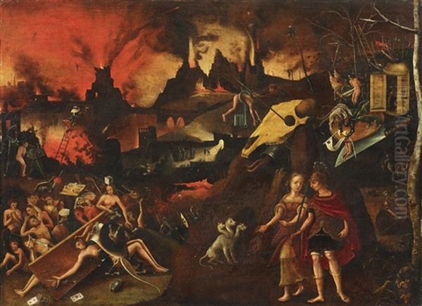 Aeneas In The Underworld by Jan Mandyn