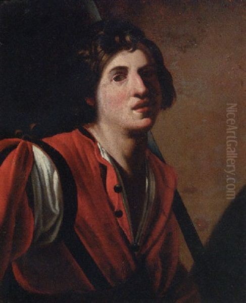 A Bravo, In A Scarlet Slashed Jacket by Bartolomeo Manfredi