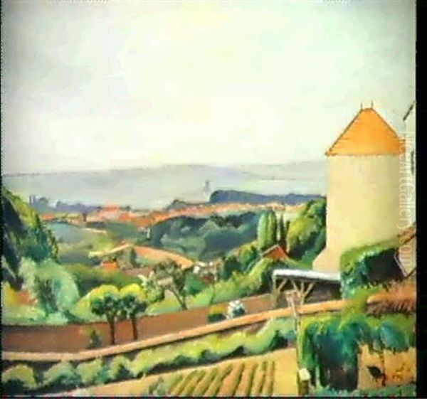 Neauphles Le Chateau by Jean Hippolyte Marchand