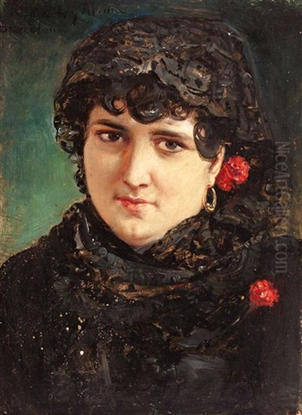 Retrato De Dolores Oliva by Ramon Marti Alsina