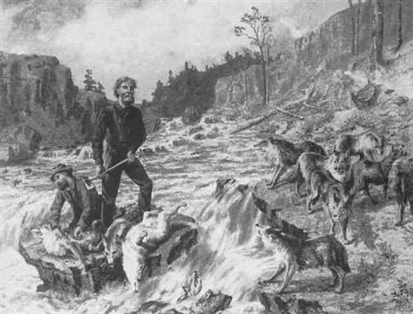 The Survival Of The Fittest, A Portage Incident by Thomas Mower Martin