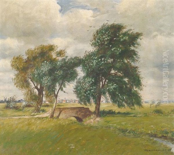 Bruckchen Im Dusseltal by Edmund Massau