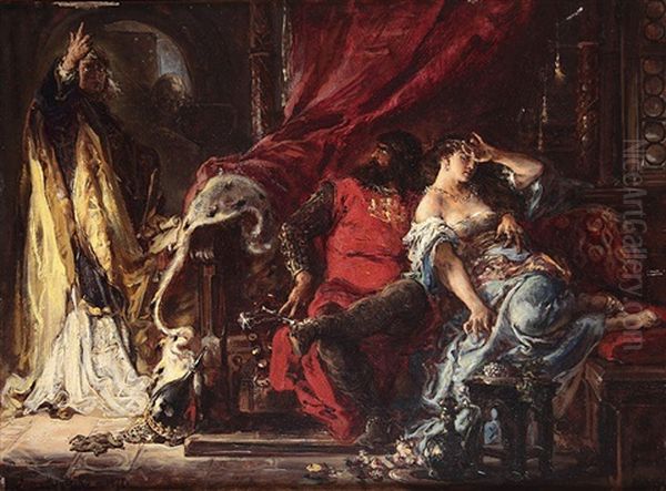 Swiety Stanislaw Karcacy Boleslawa Smialego by Jan Matejko