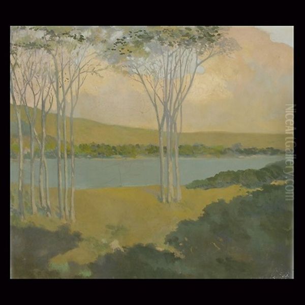 View Of Tomales Bay by Arthur Frank Mathews