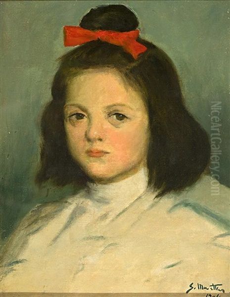 Retrato De Una Nina by Segundo Matilla Marina