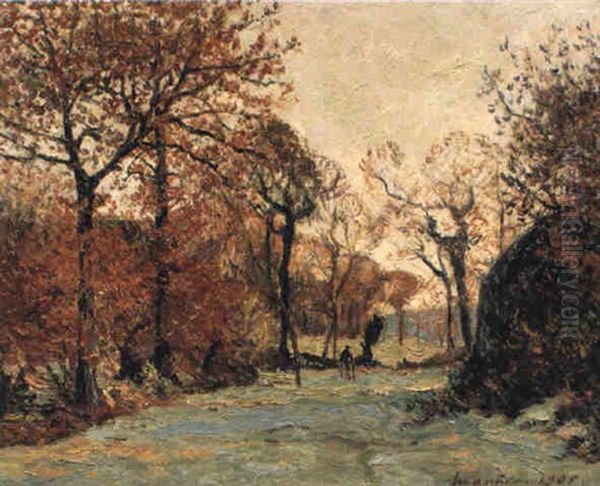 Gelee Blanche En Automne, Cadol En Melgven, Finistere by Maxime Maufra