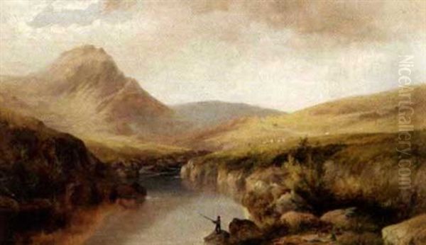 Country Landscape by Thomas Hope Mclachlan