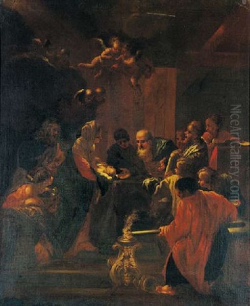 The Presentation In The Temple by Lieven Mehus