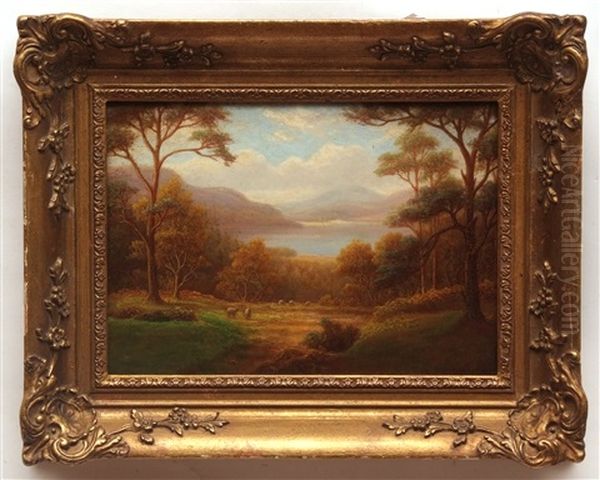 A Peep Of Ullswater From The Hills, Westmorland by William Mellor