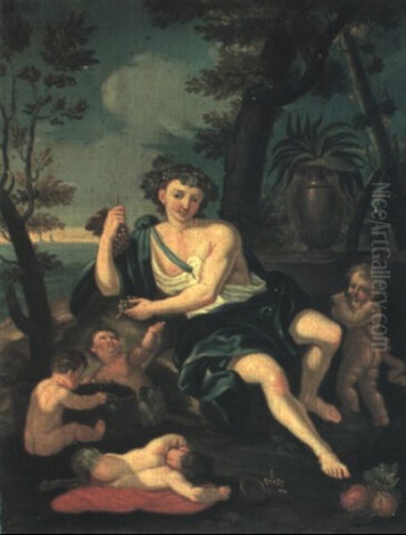 Malerier Symboliserande To Af +rstiderne by Anton Raphael Mengs