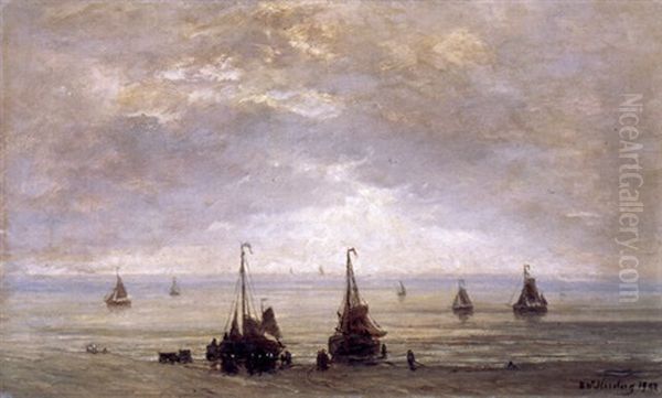 At The Coast by Hendrik Willem Mesdag