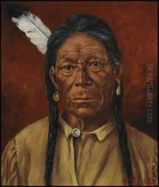 O-hoo, A Cree Indian by Henry Metzger