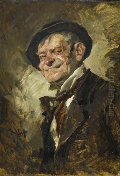 Portrait Of A Man, Laughing by Hans Best