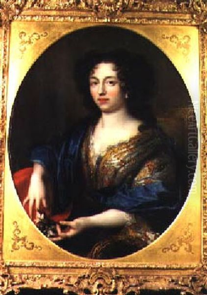 Portrait Of Madame Dumont by Pierre Mignard the Elder