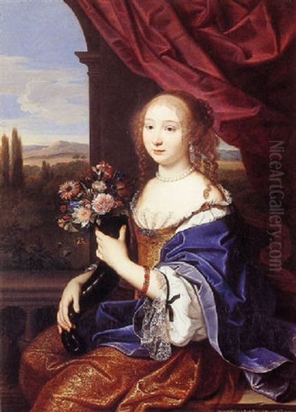 Portrait Of A Lady by Pierre Mignard the Elder