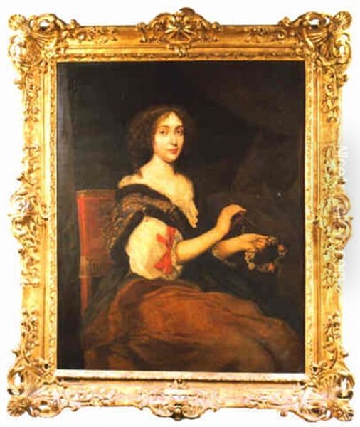 Portrait De La Comtesse De Lauzun by Pierre Mignard the Elder