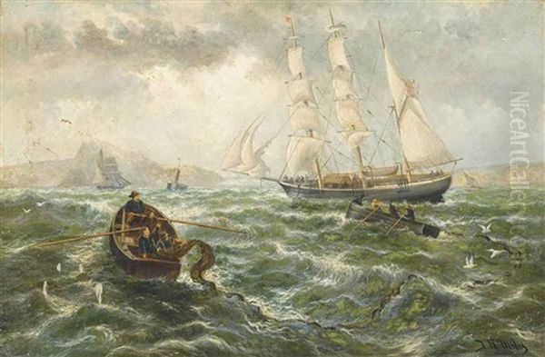 Homeward-bound For Plymouth Sound by Thomas Rose Miles