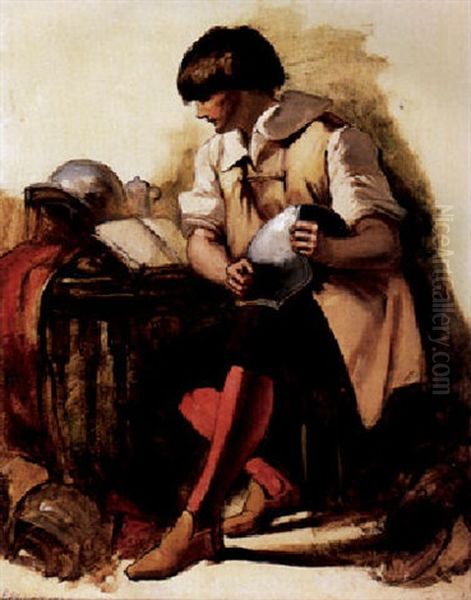 The Armourer by John Everett Millais