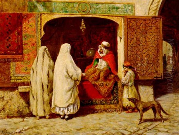 The Rug Merchant, Alger by Addison Thomas Millar