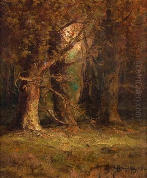 Wooded Landscape by Ralph Davison Miller