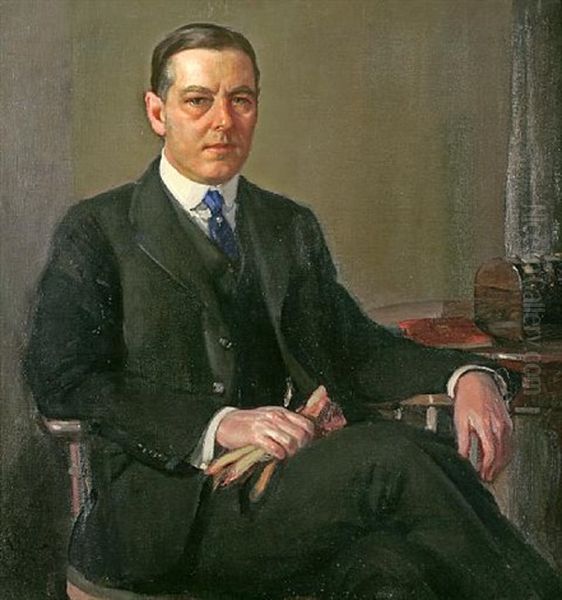 Portrait Of William Dean by Richard Edward Miller