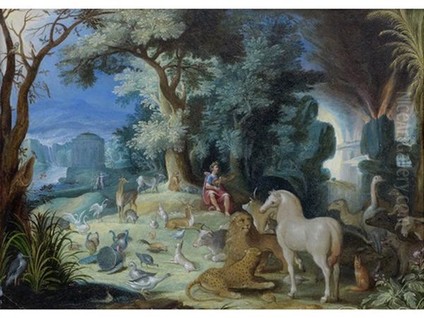 Orpheus Charming The Animals by Anton Mirou