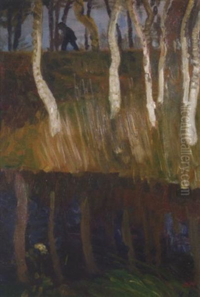 Moorkanal by Otto Modersohn