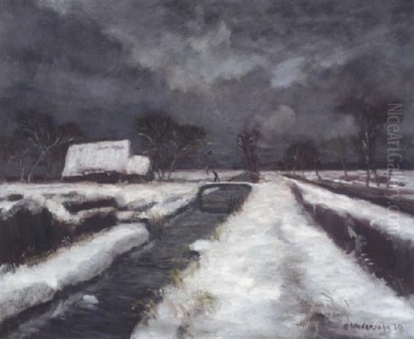 Winter Im Moor by Otto Modersohn