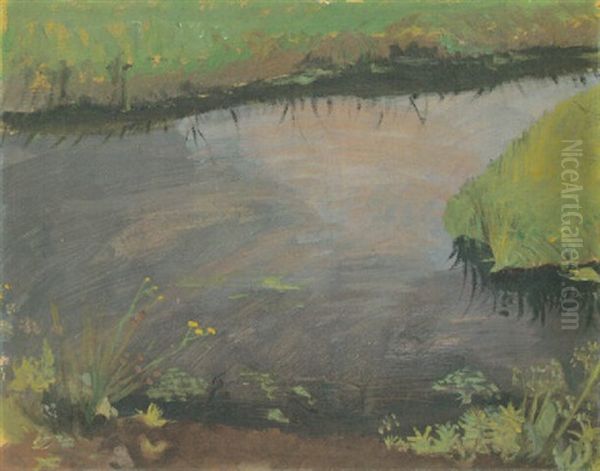 Grabengabelung by Otto Modersohn