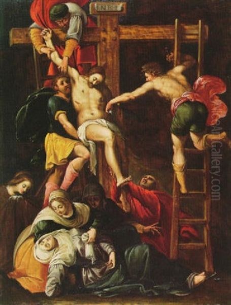 The Descent From The Cross by Roland De Mois