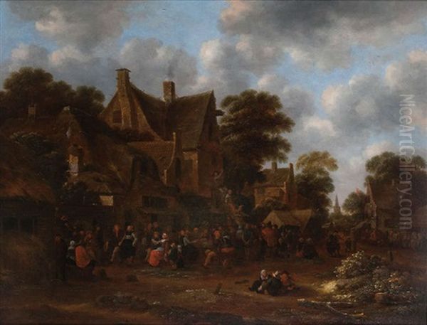 La Fete De Village by Nicolaes Molenaer