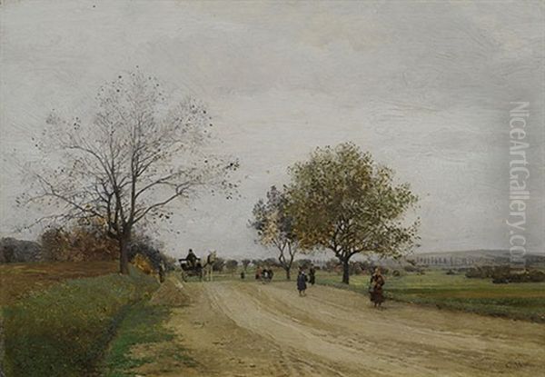 Landstrasse Bei Plankenberg by Carl Moll