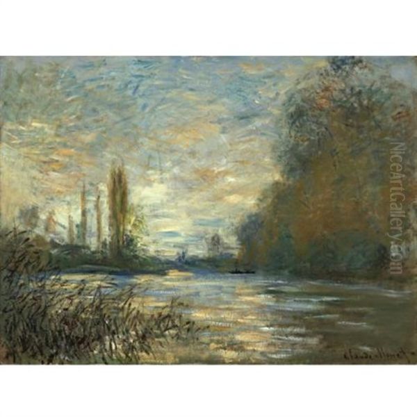 Le Petit Bras De La Seine A Argenteuil by Claude Monet