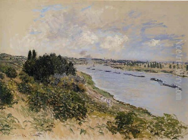 Bord De Seine A Port-villez by Claude Monet