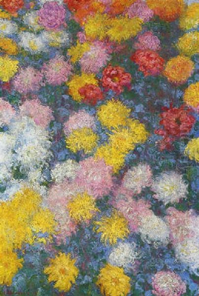 Chrysantheme by Claude Monet