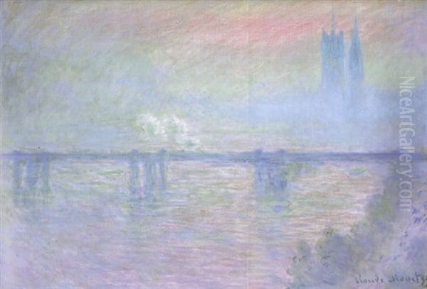 Charing Cross Bridge by Claude Monet