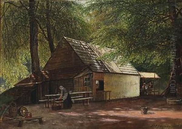 At An Inn In The Deer Garden, North Of Copenhagen by David Monies