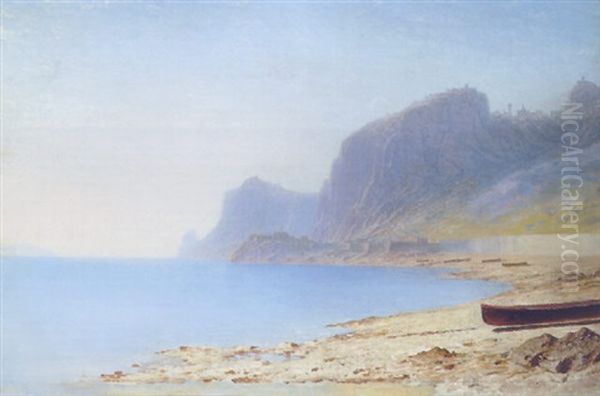 Kustenlandschaft Von Capri (taormina, Sicily?) by Carl Morgenstern