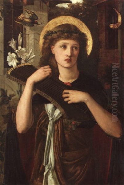 A Sainted Maiden by Louis (Angelo) Fairfax Muckley