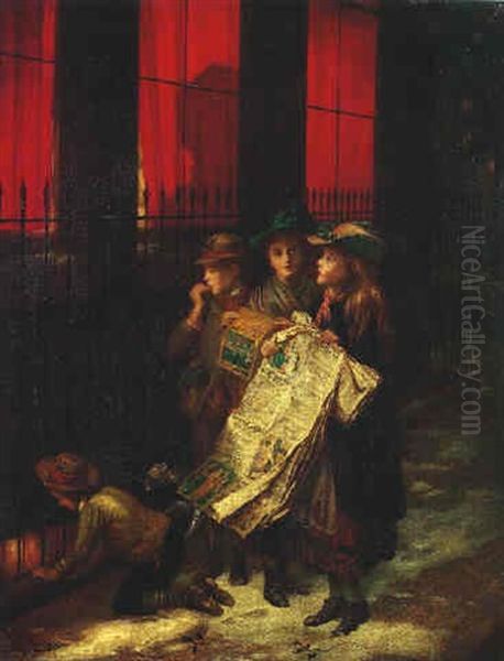 Carol Singers by Augustus Edwin Mulready