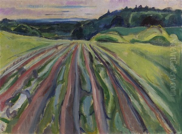 Ployemark (ploughed Field) by Edvard Munch