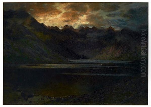 Vue Du Loch Coruisk En Ecosse by Gilbert Munger