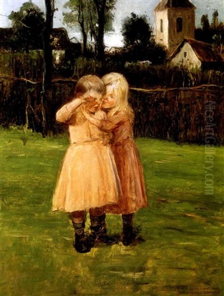 Testverek - Az Elso Konnyek, Ne Sirj! (sisters - The First Tears, Don't Cry!) by Mihaly Munkacsy