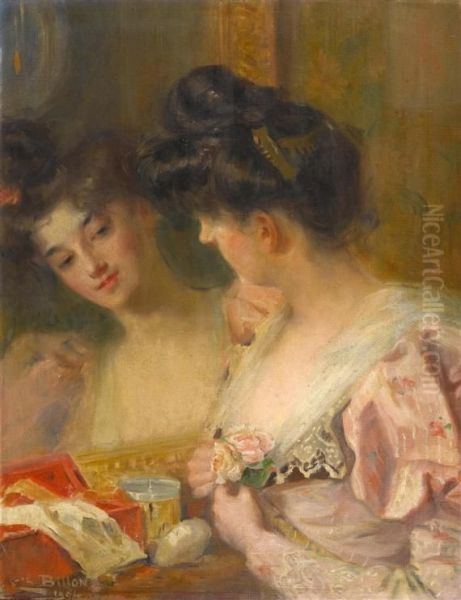 A Lady At Her Toilette by Charles Billoin