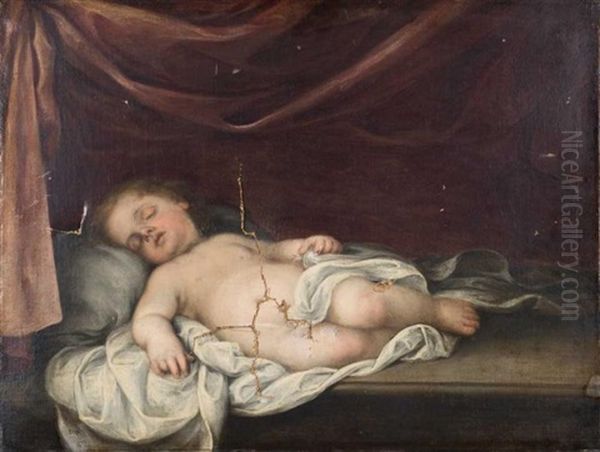 L'enfant Jesus Endormi by Bartolome Esteban Murillo