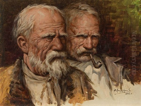 Two Ukrainian Farmers by Vassilij Nasedkin